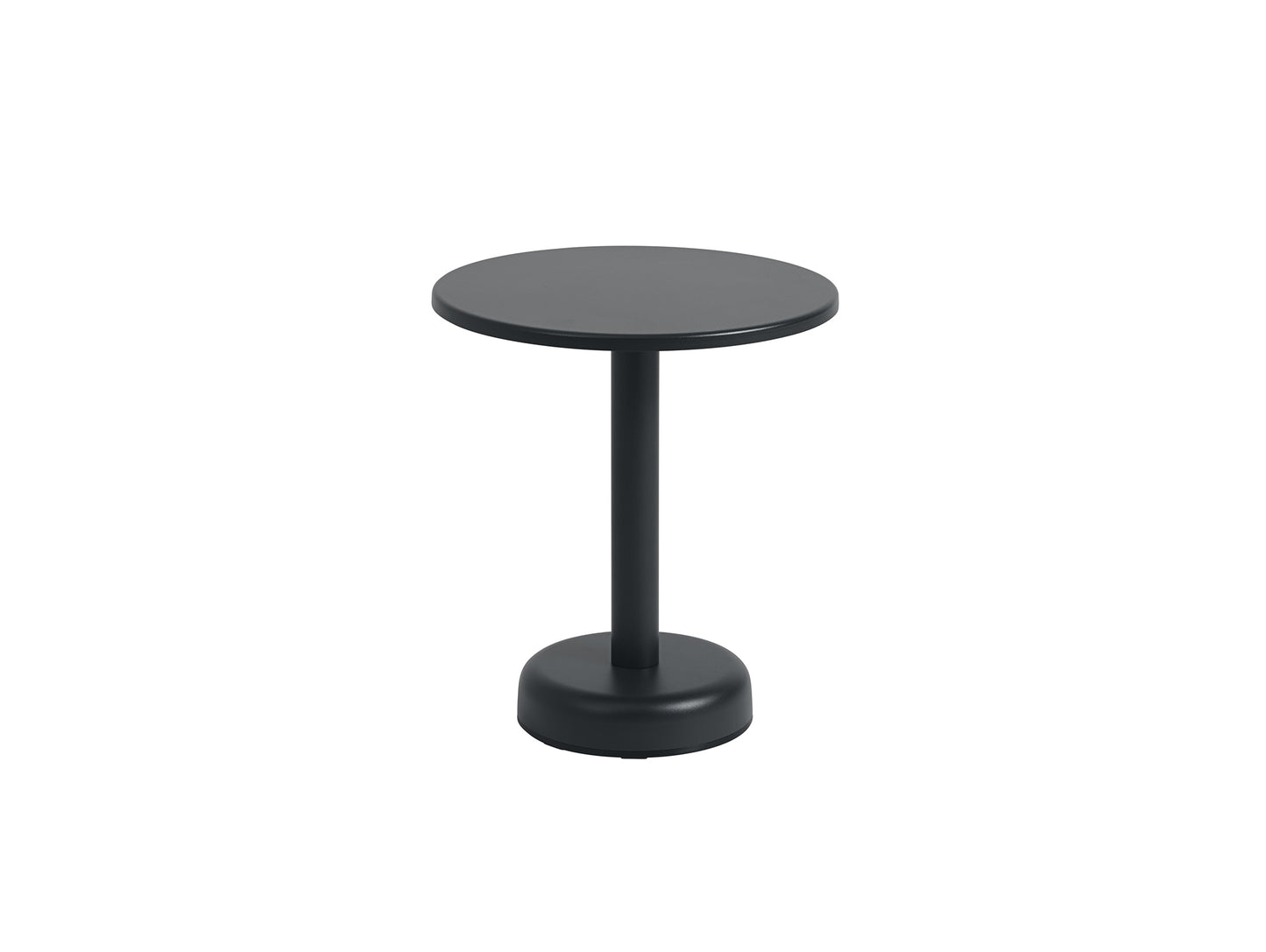 Linear Steel Coffee Table by Muuto - D42 H47 / Black