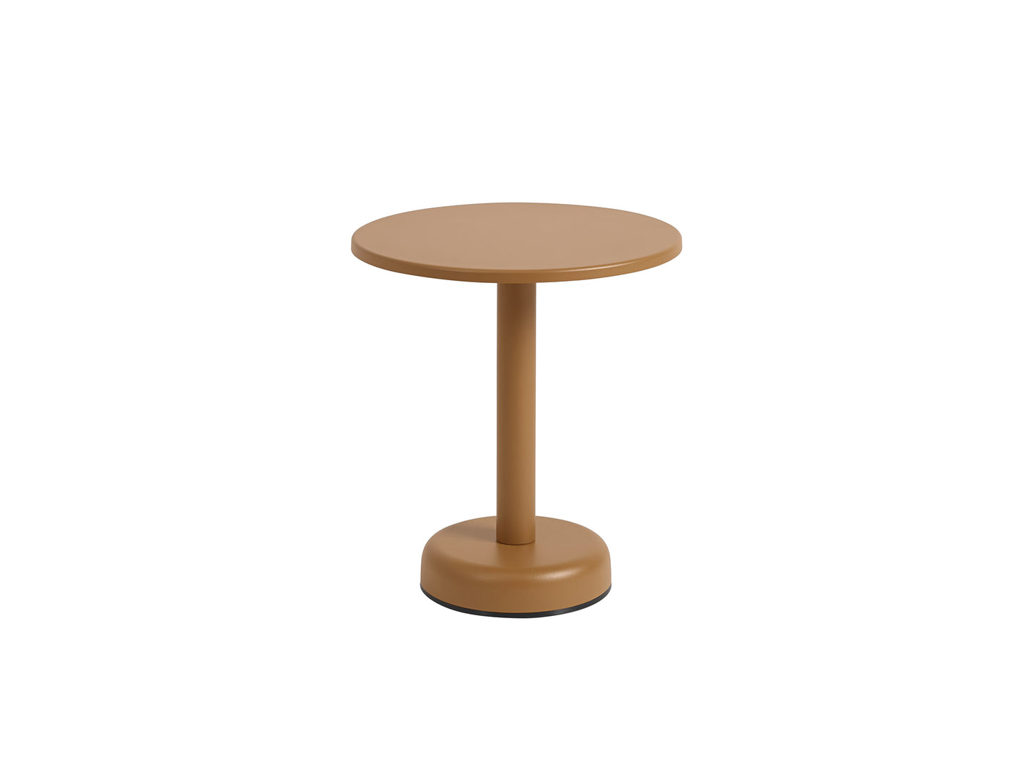 Linear Steel Coffee Table by Muuto - D42 H47 / Burnt Orange