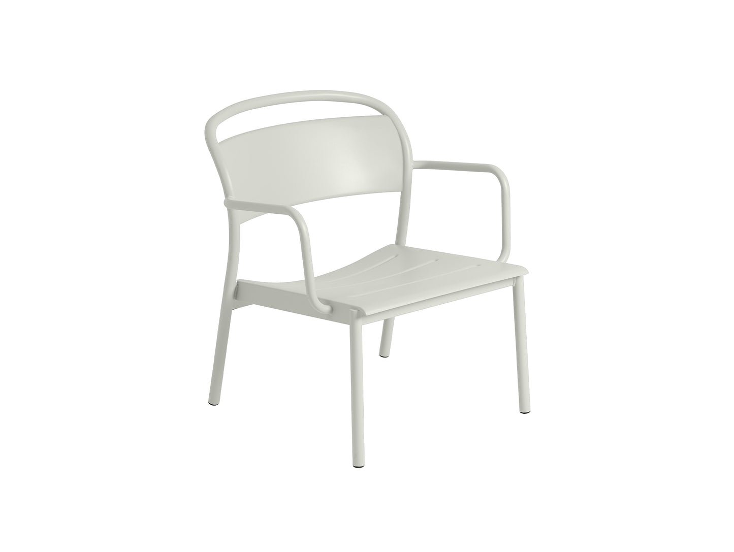 Linear Steel Lounge Armchair by Muuto - Grey