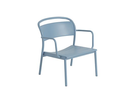 Linear Steel Lounge Armchair by Muuto - Pale Blue