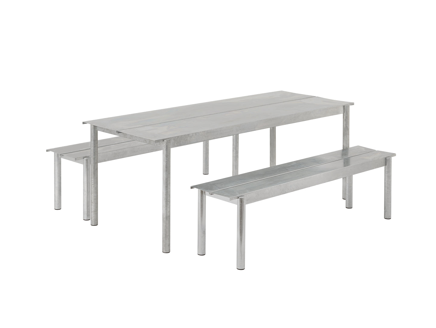 Muuto Linear Table - Warm Galvanised Steel