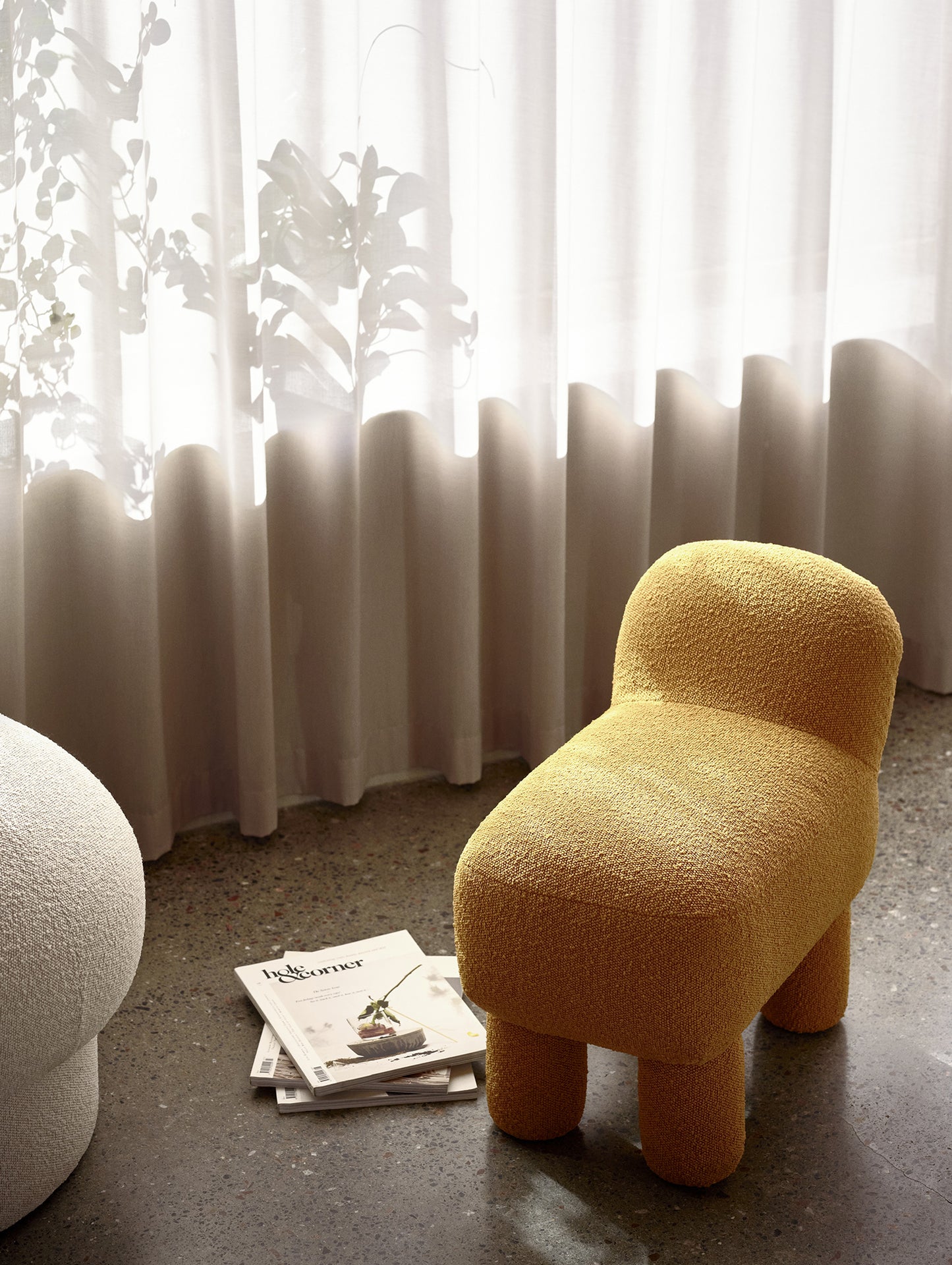 Lulu Pouf by Design House Stockholm - Yellow