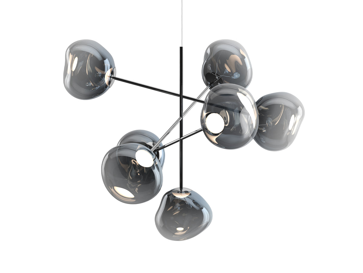 Melt LED Chandelier by Tom Dixon - Large / Nickel