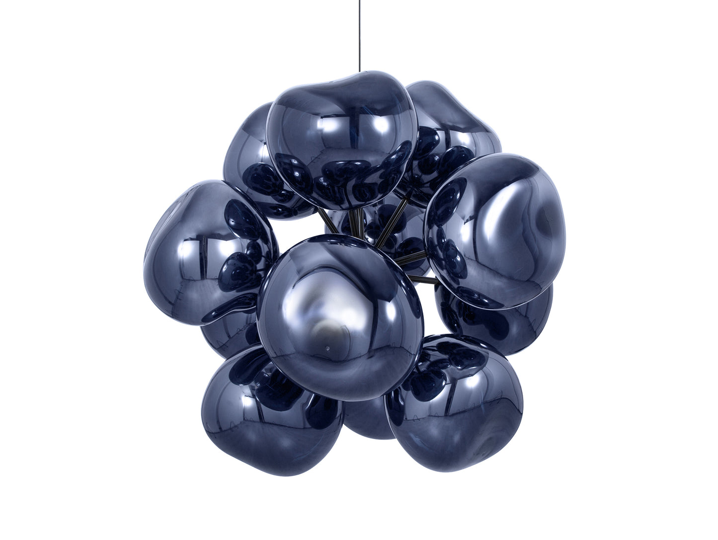 Melt Burst LED Chandelier by Tom Dixon - Smoke