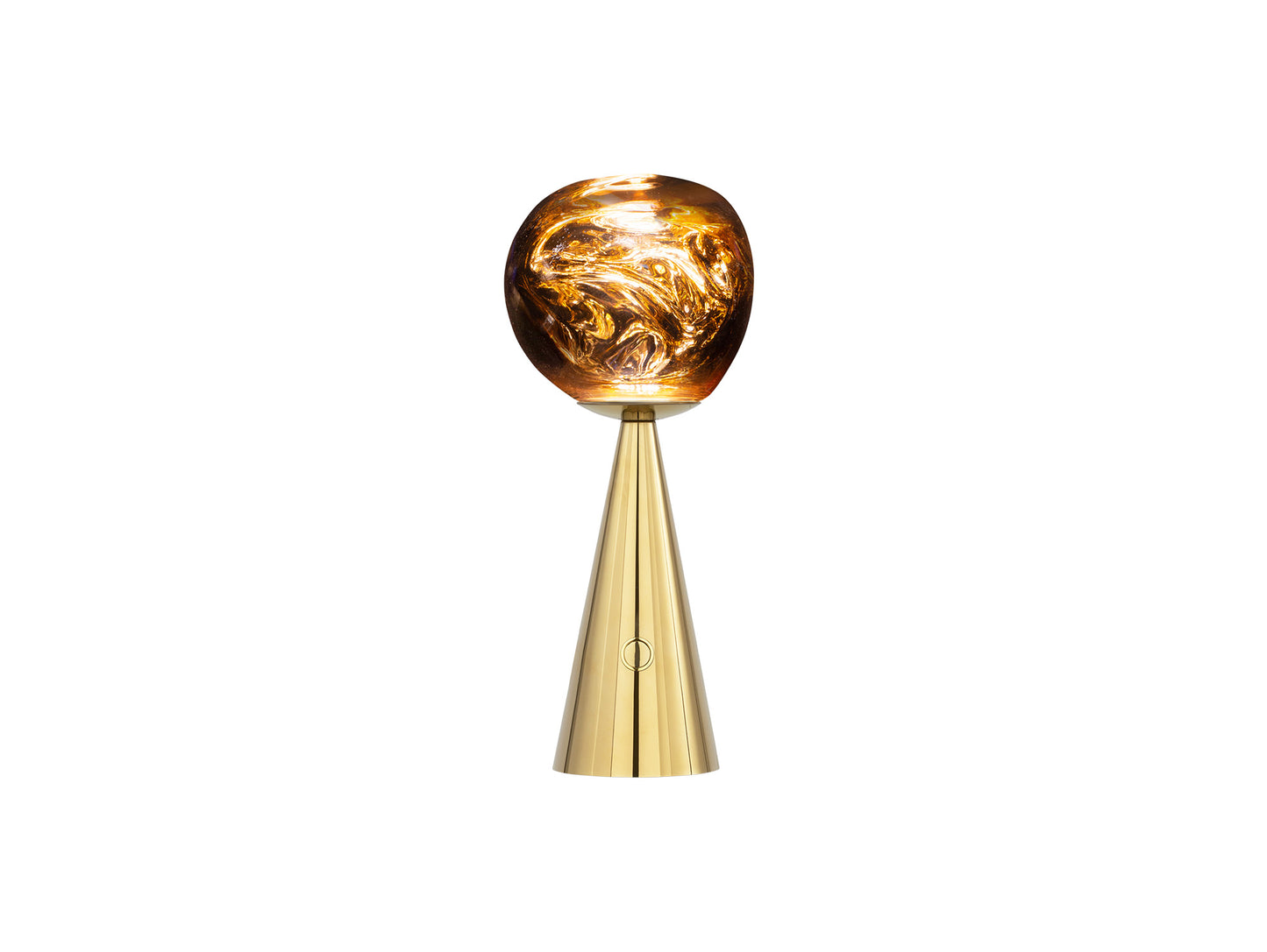 Melt LED Portable Lamp by Tom Dixon - Gold