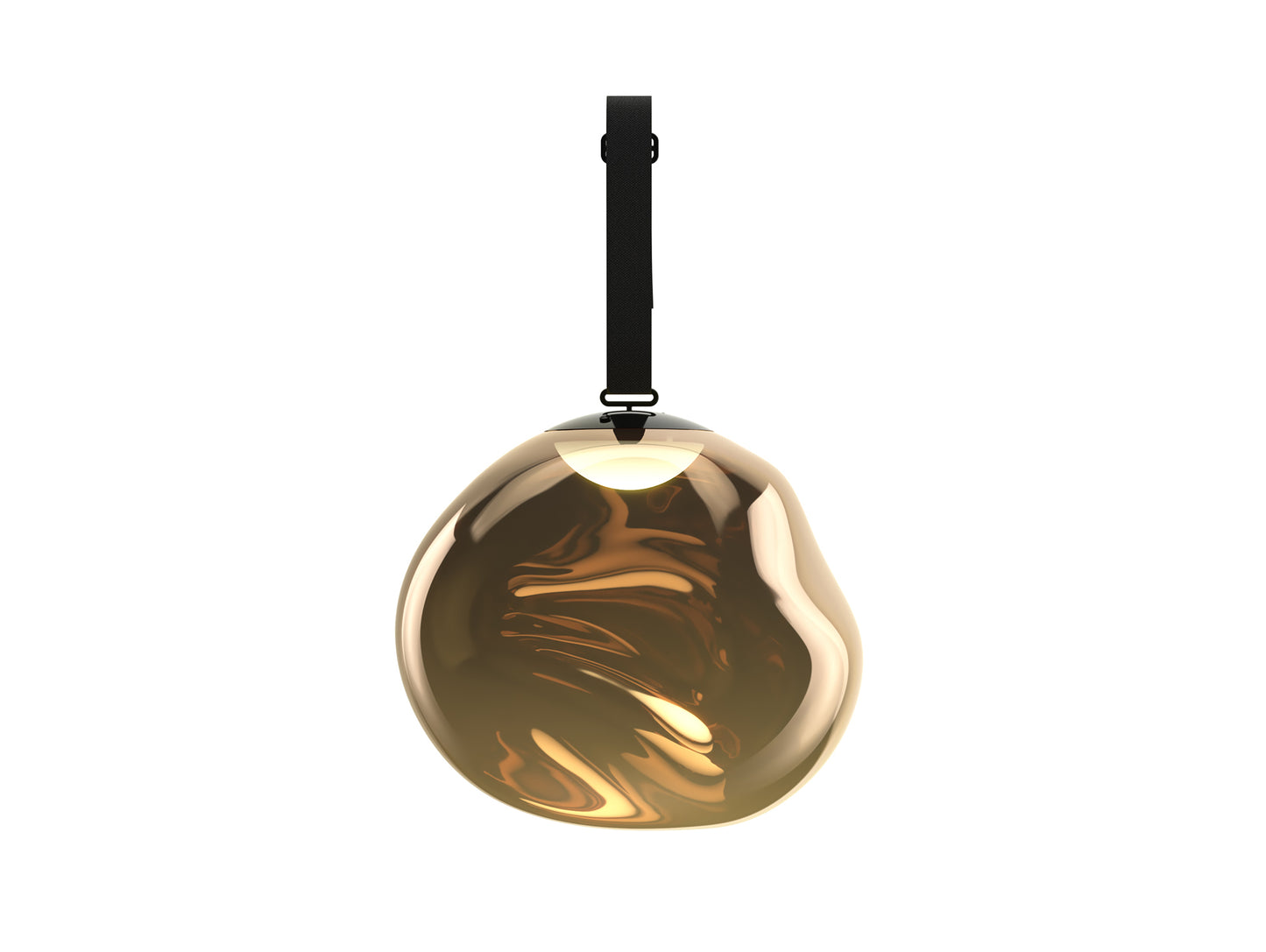 Melt Large LED Portable Lamp by Tom Dixon - Bronze