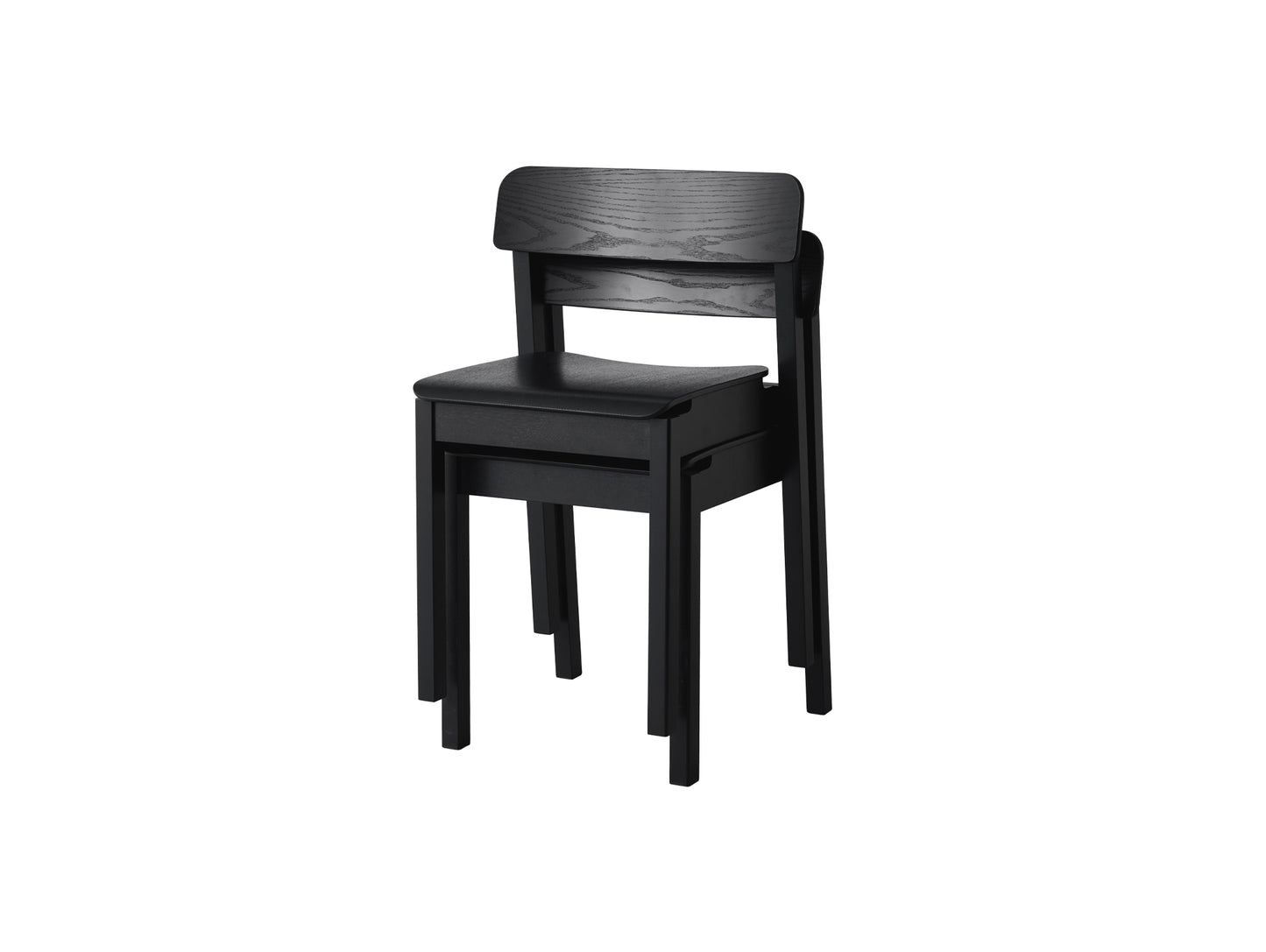 Everyday Chair by Moebe - Black Lacquered Oak