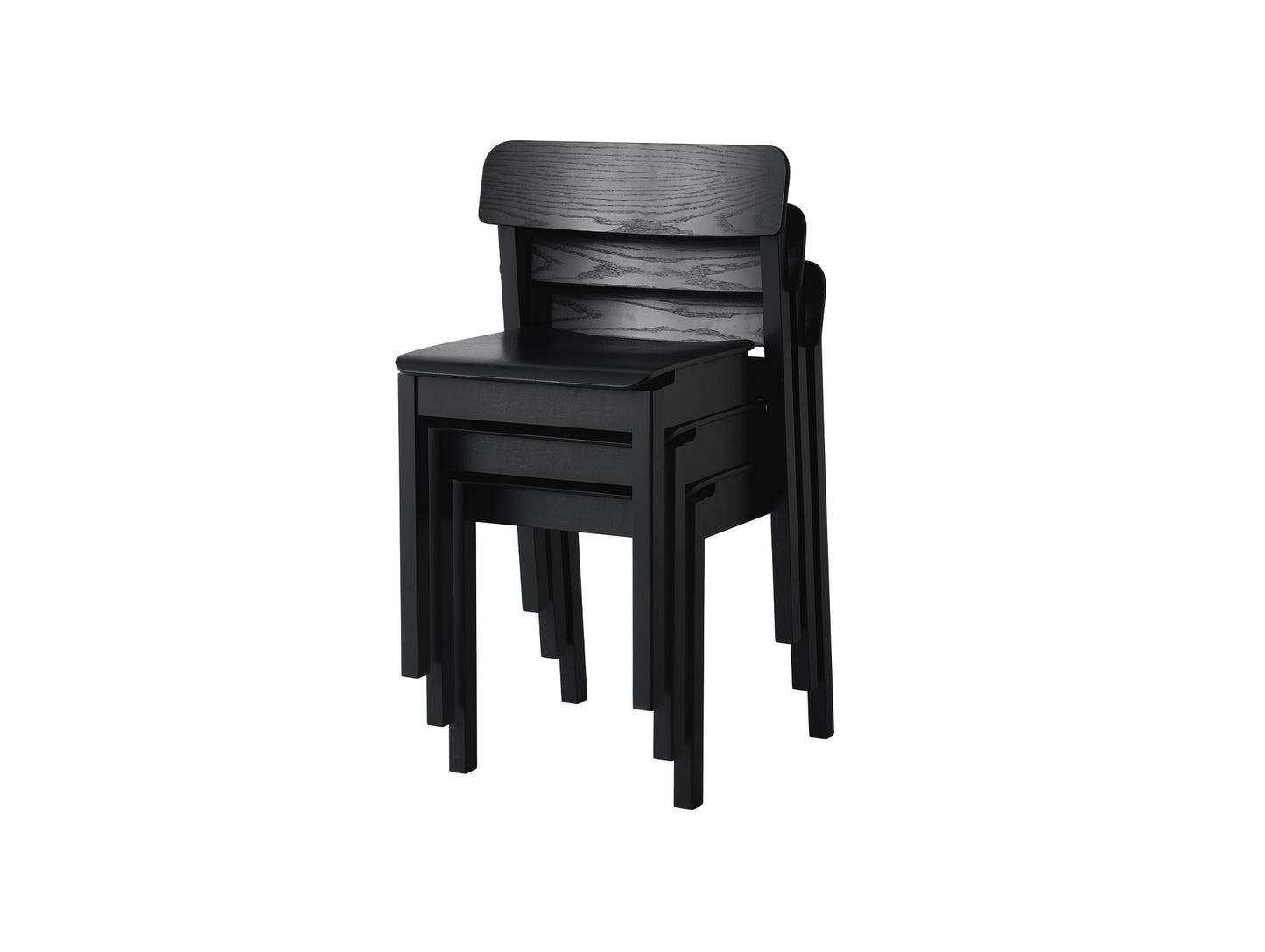 Everyday Chair by Moebe - Black Lacquered Oak
