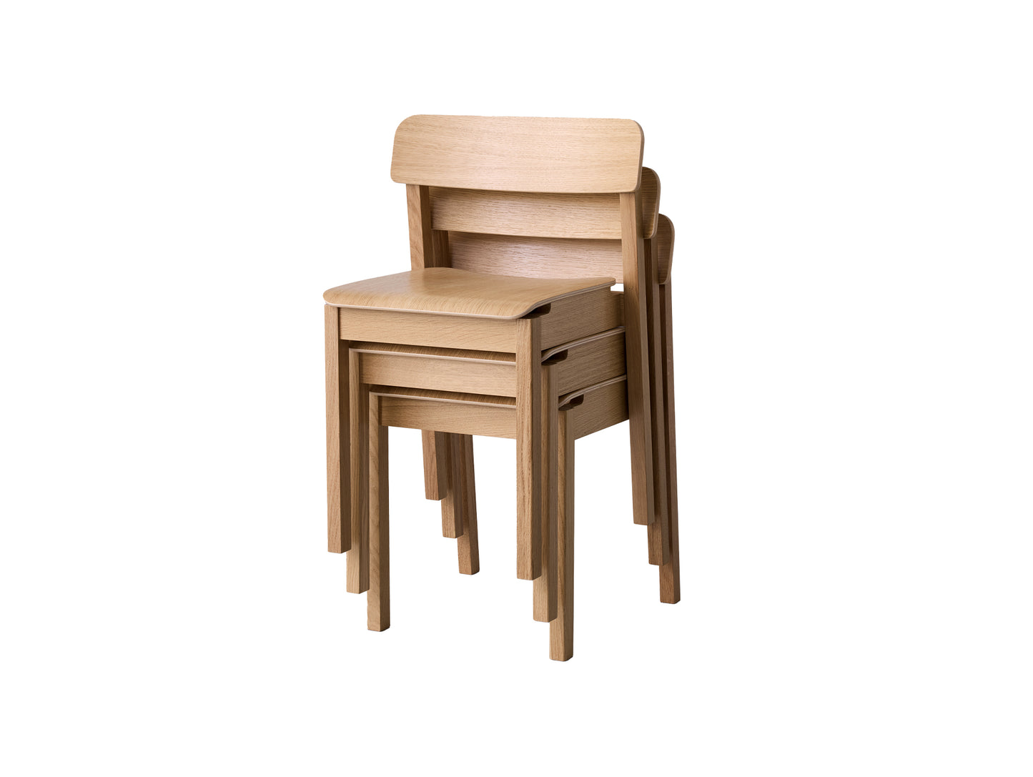 Everyday Chair by Moebe - Lacquered Oak