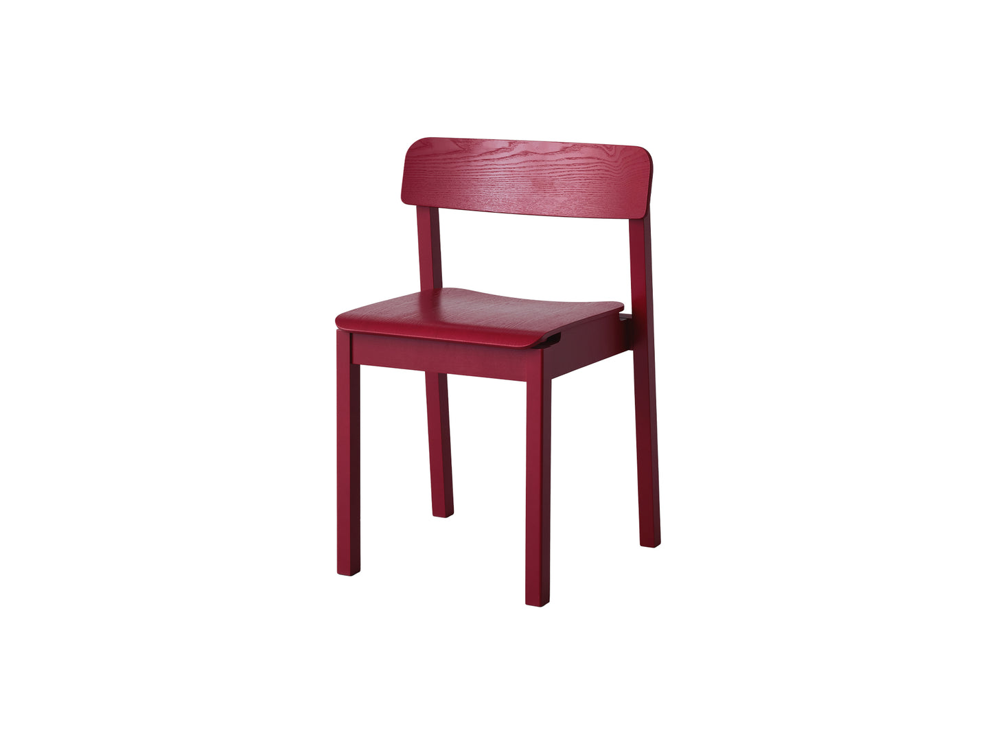 Everyday Chair by Moebe - Purple Red Lacquered Oak