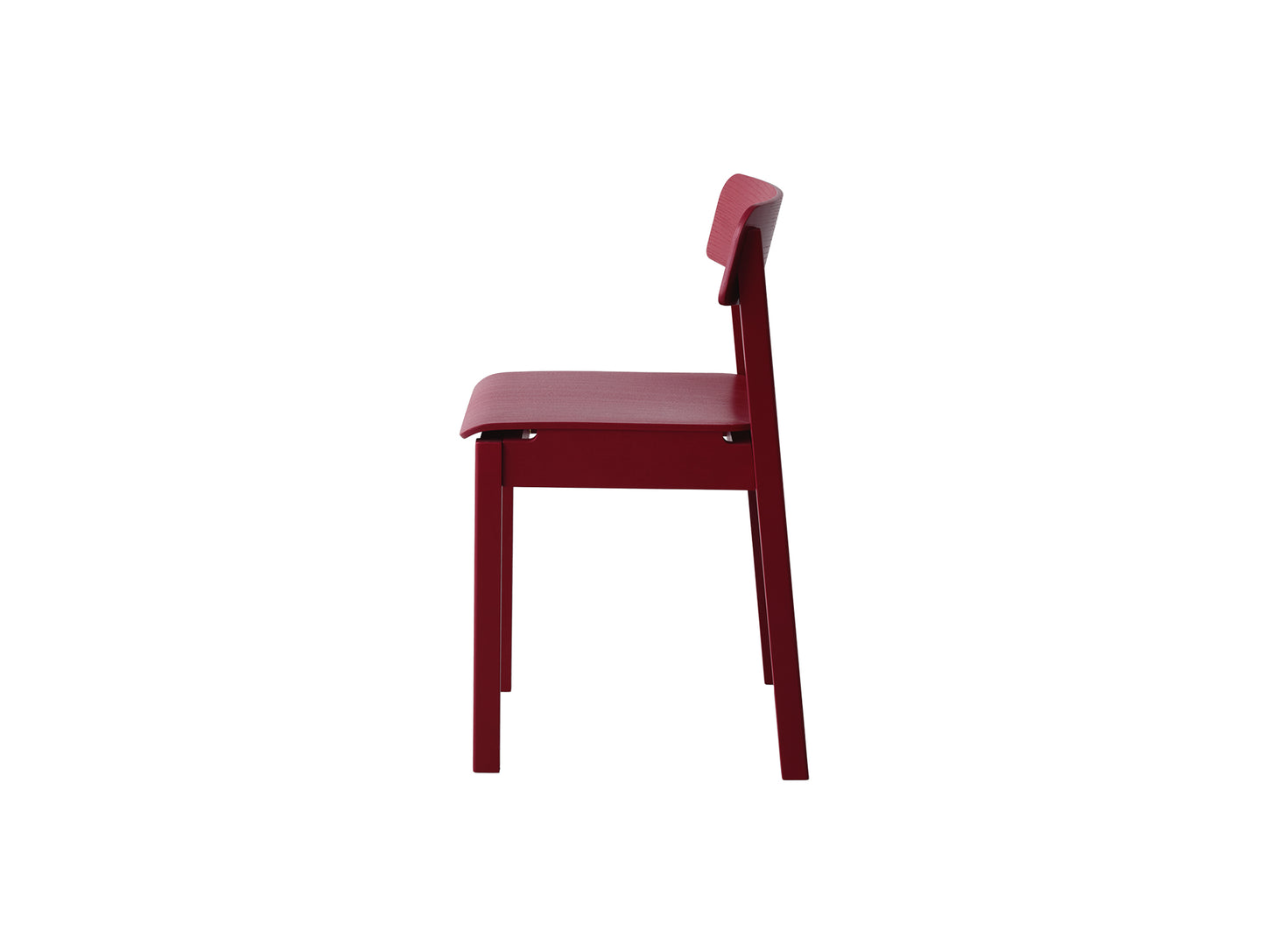 Everyday Chair by Moebe - Purple Red Lacquered Oak