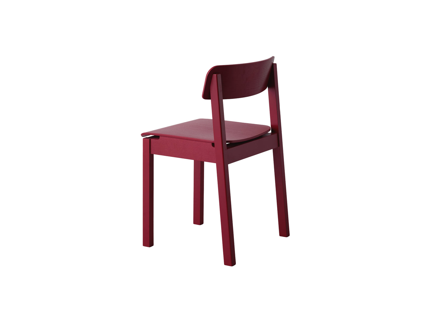 Everyday Chair by Moebe - Purple Red Lacquered Oak
