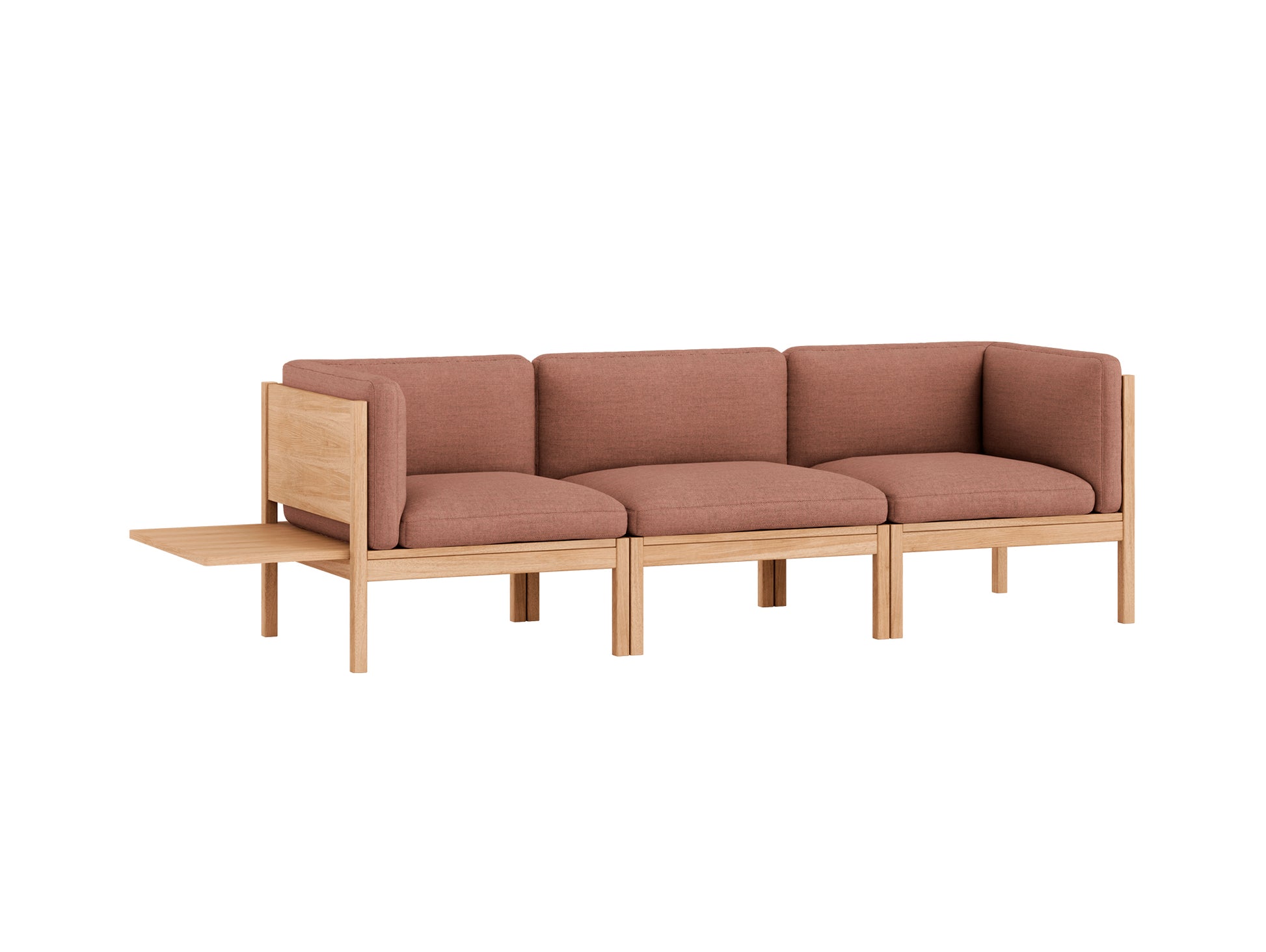 3-Seater Sofa with 1 Side Table by Moebe - Re-wool 648