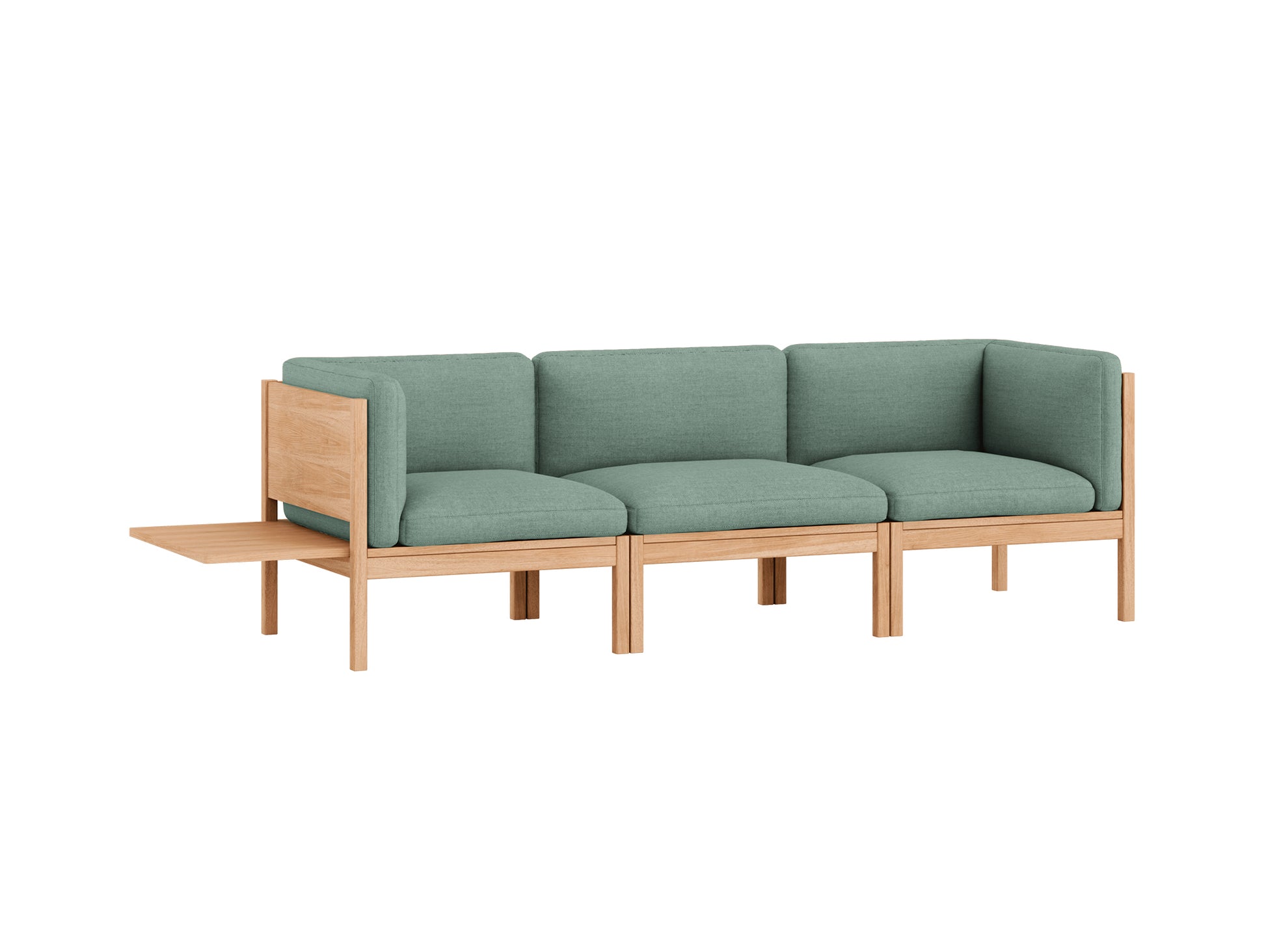 3-Seater Sofa with 1 Side Table by Moebe - Re-wool 868