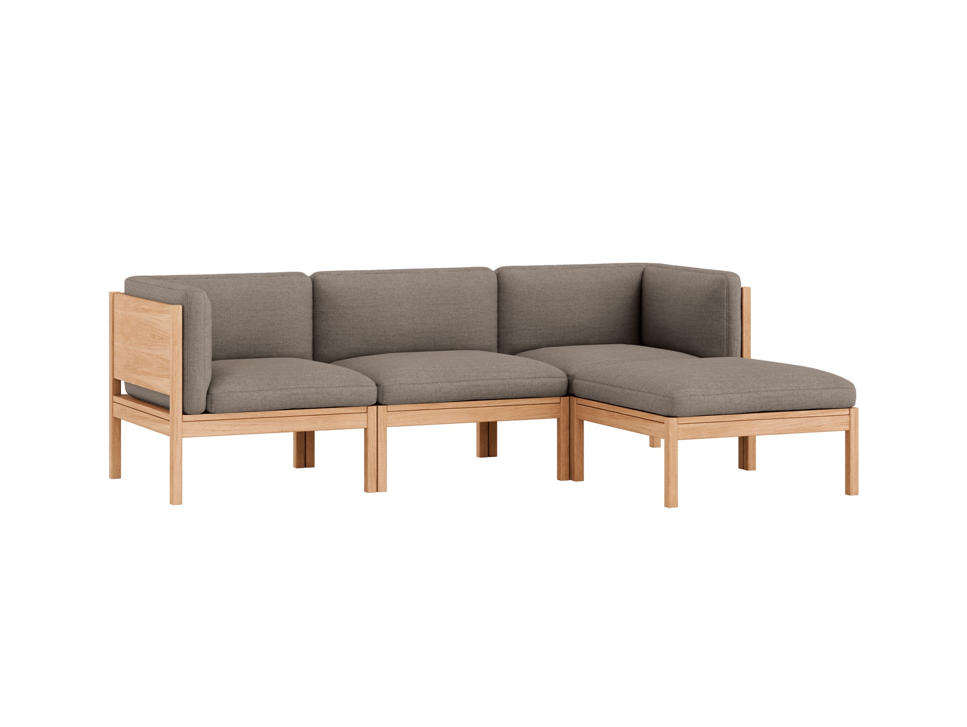 3-Seater Sofa with Chaise Longue by Moebe - Autumn 331