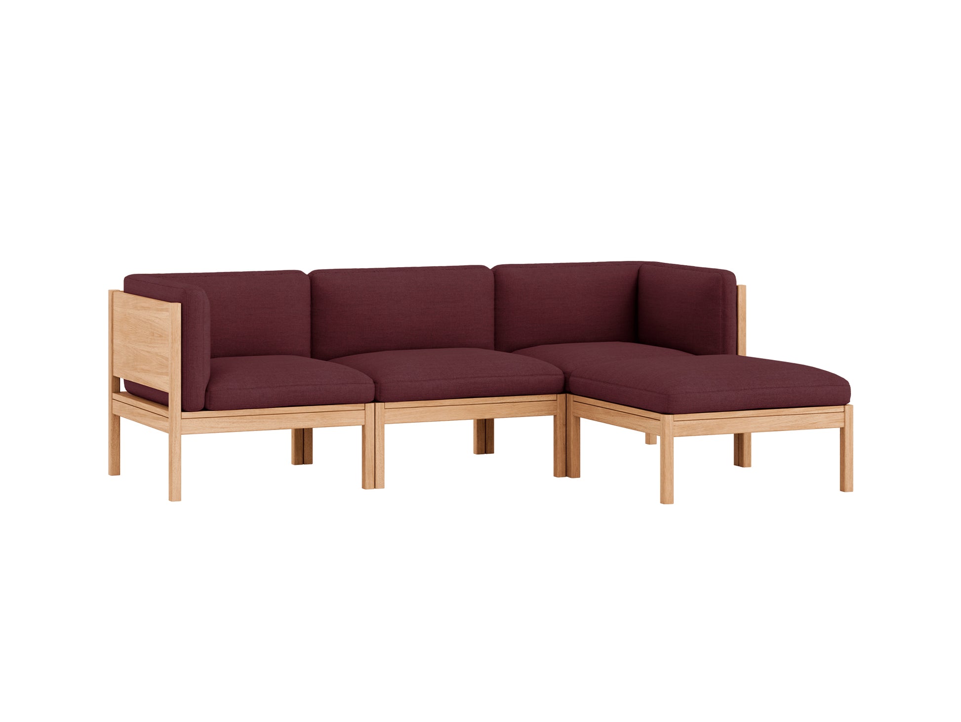 3-Seater Sofa with Chaise Longue by Moebe - Autumn 681