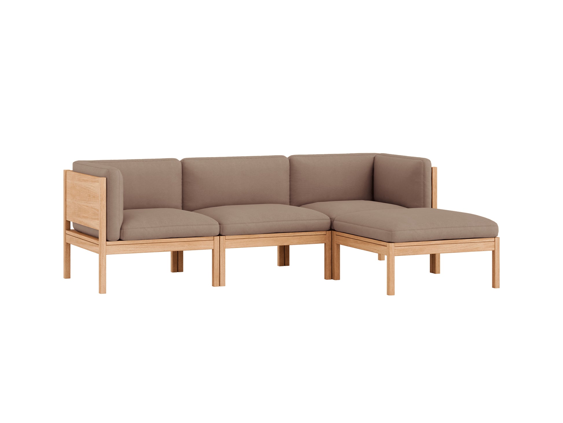 3-Seater Sofa with Chaise Longue by Moebe - Field 2 343