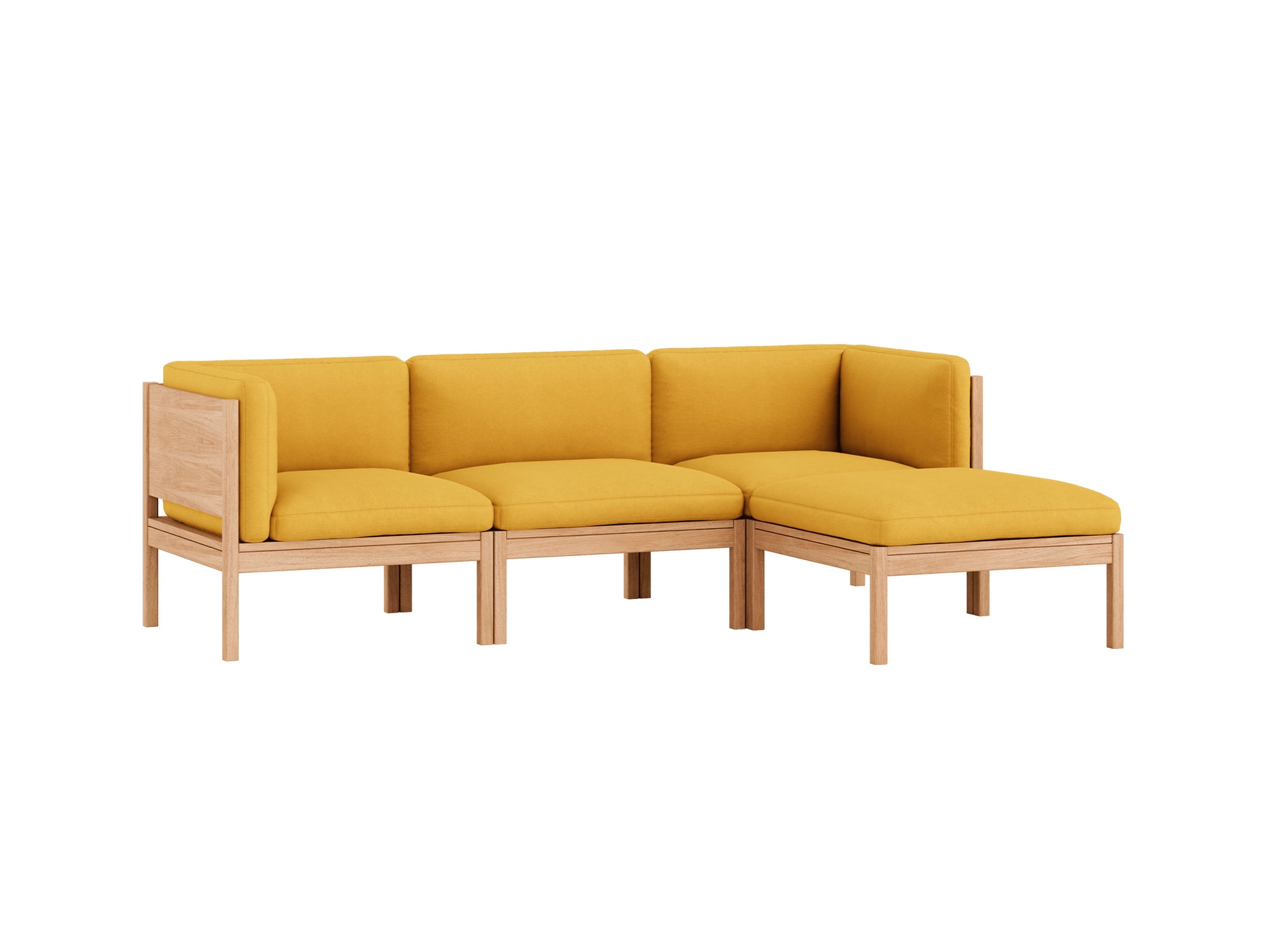 3-Seater Sofa with Chaise Longue by Moebe - Field 2 463