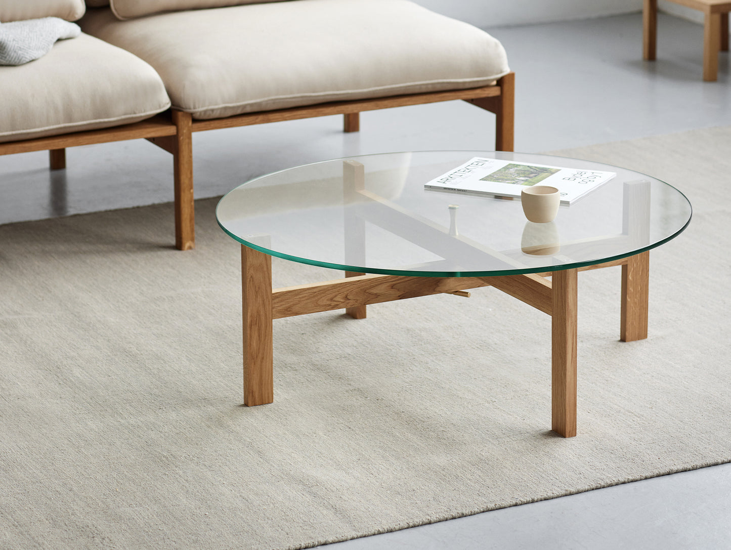 Round Coffee Table by Moebe