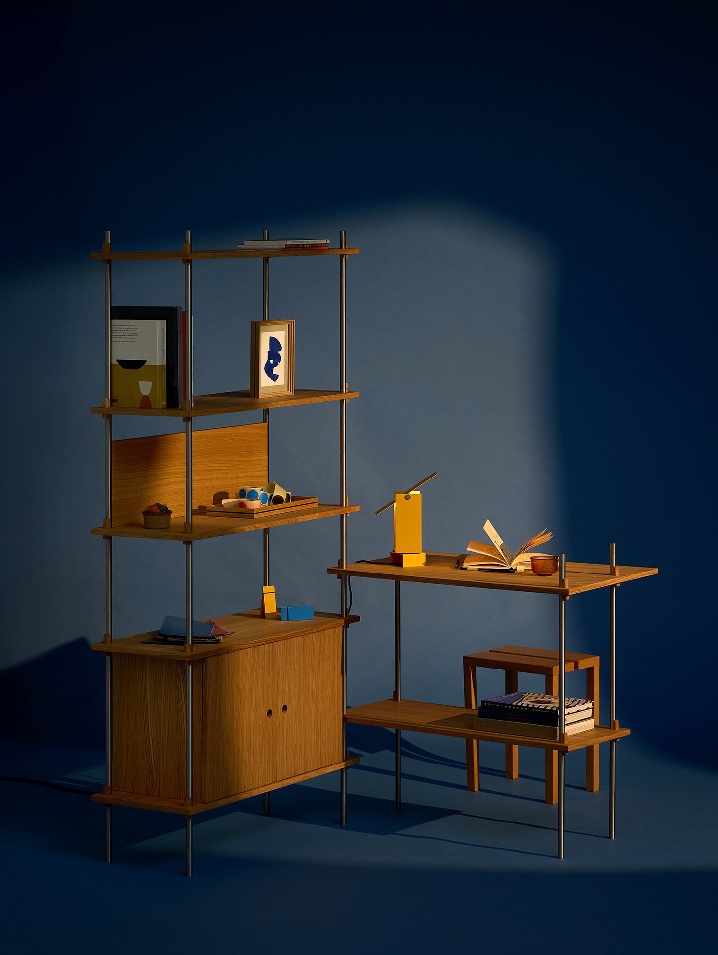 Shelving System Sets - Stainless Steel by Moebe