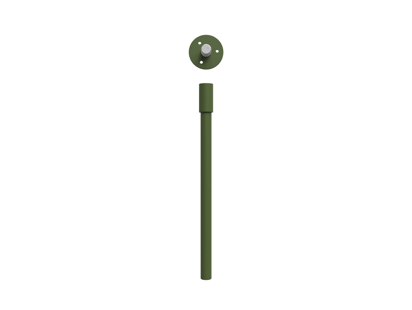 Moebe Shelving - Ceiling Fixing Set - Pine Green
