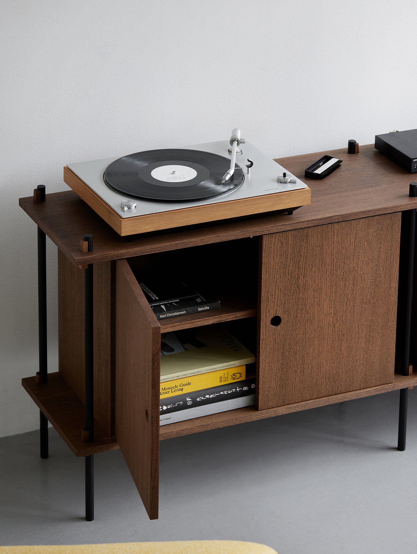 Moebe Shelving System - Double Cabinet - Smoked Oak