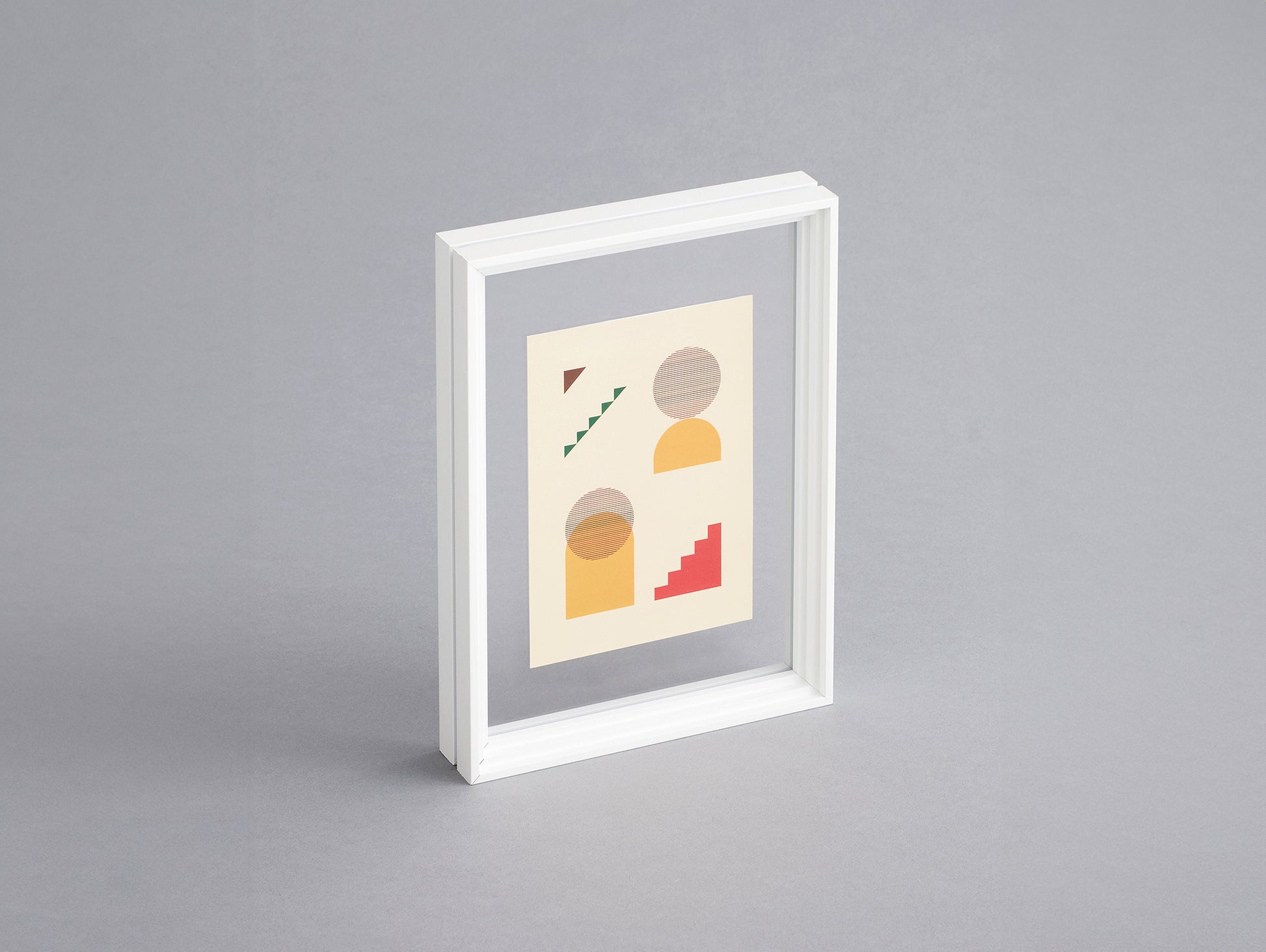 Standing Frame by Moebe - White Aluminium