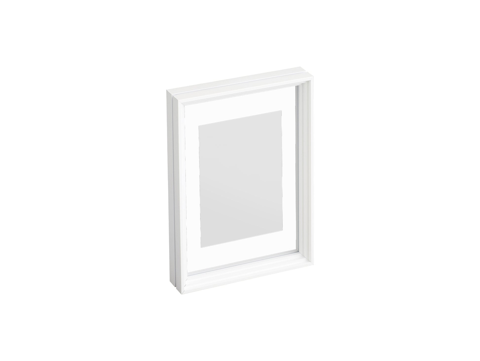 Standing Frame by Moebe - White Aluminium