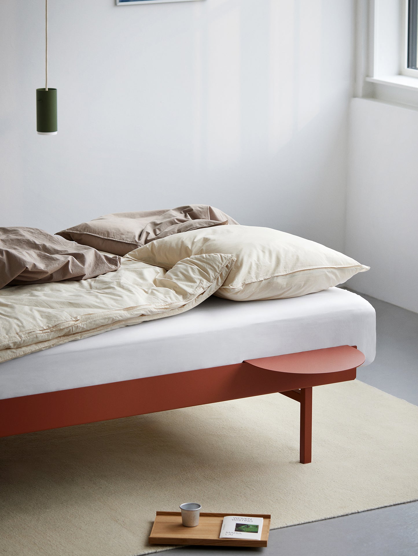 Moebe Expandable Bed - 90 to 180 cm / Terracotta