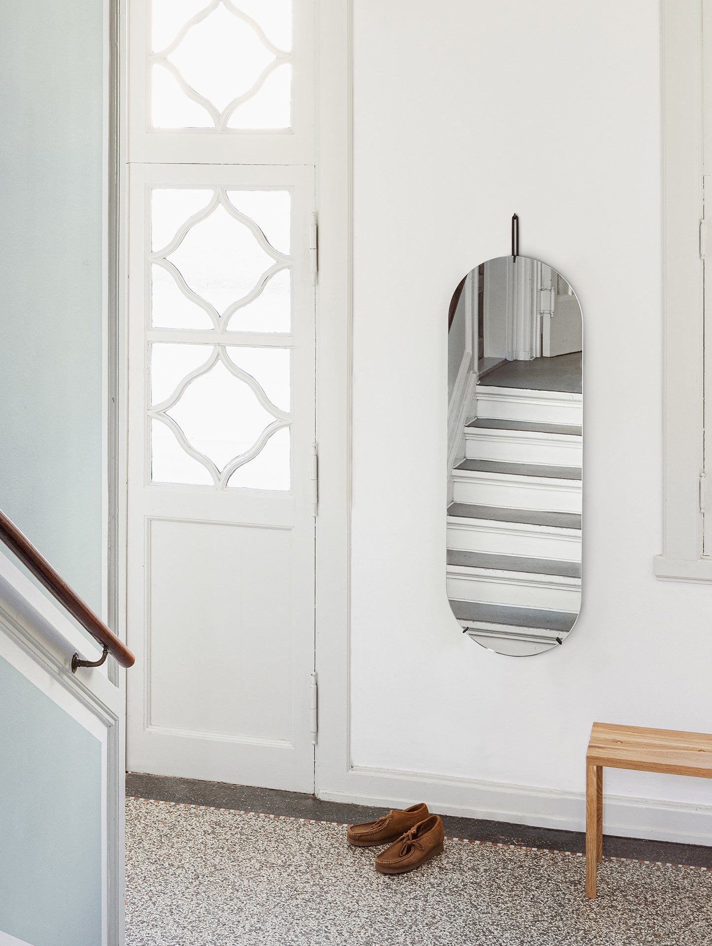 Moebe Tall Wall Mirror - Black
