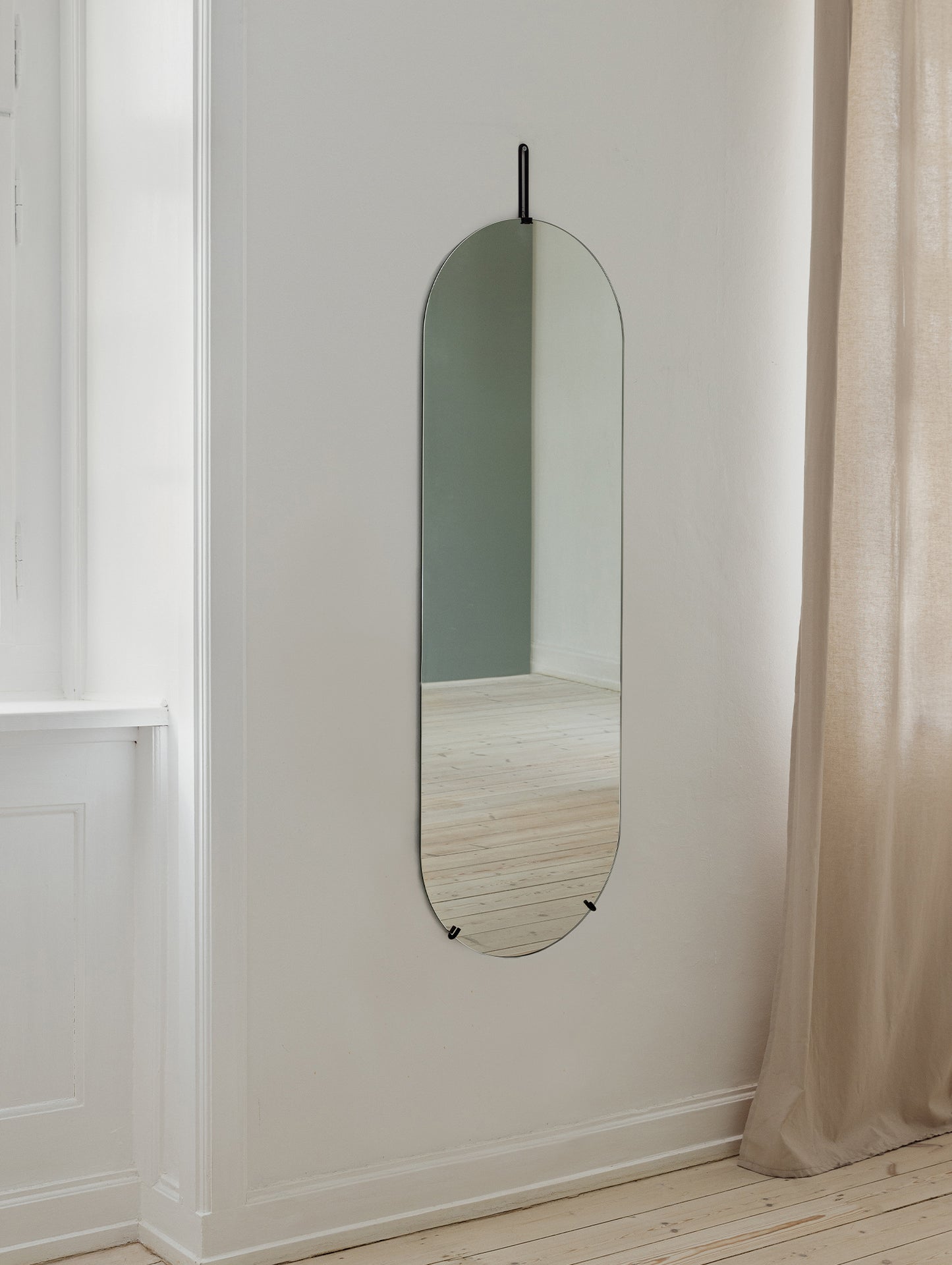 Moebe Tall Wall Mirror - Black