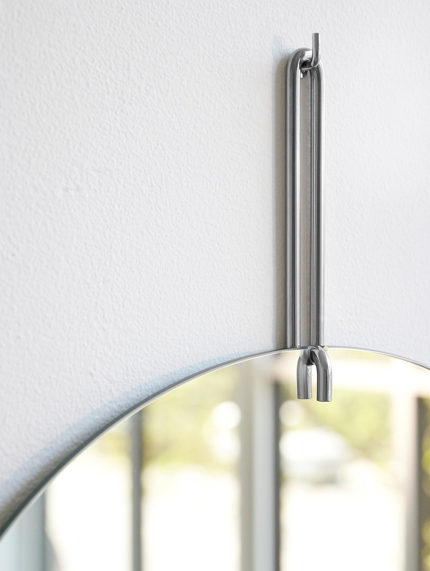 Moebe Tall Wall Mirror - Stainless Steel