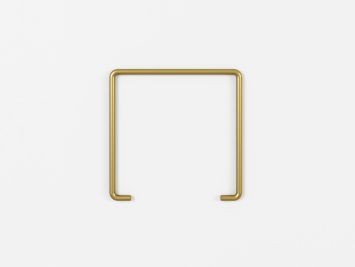 Wooden Toilet Roll Holder by Moebe - Brass