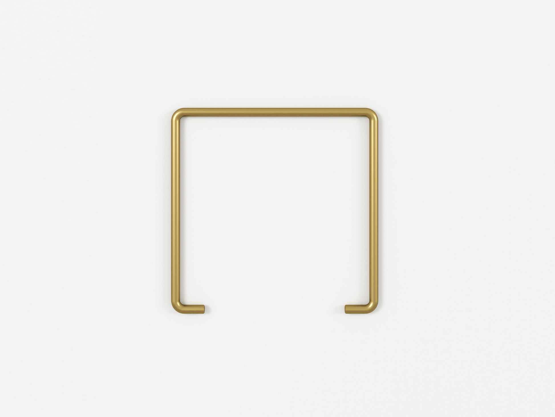 Wooden Toilet Roll Holder by Moebe - Brass