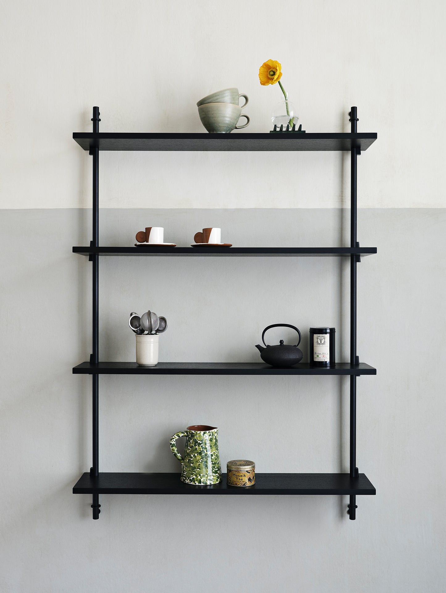 Wall Shelving System Sets (115 cm) by Moebe