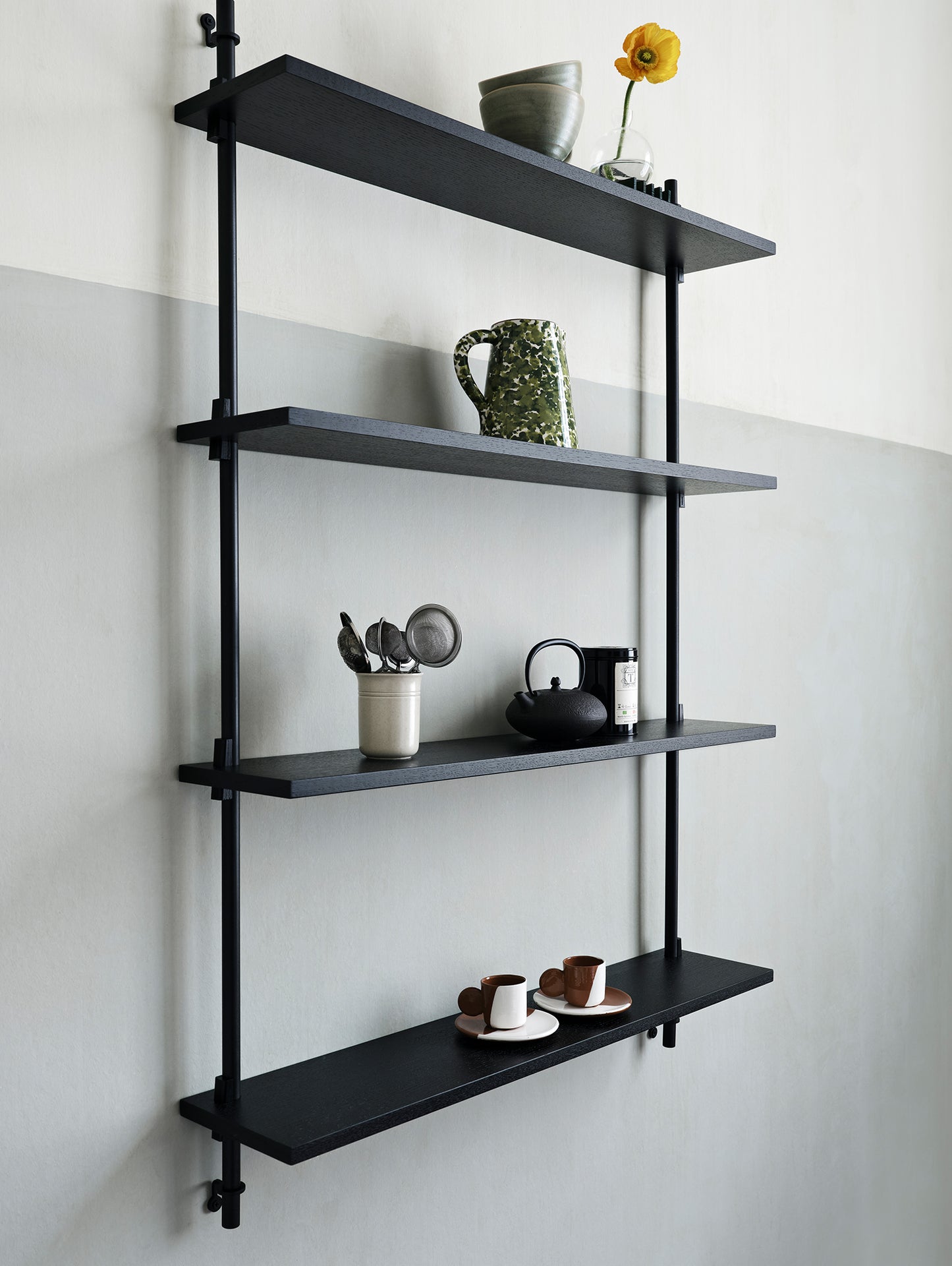 Wall Shelving System Sets (115 cm) by Moebe