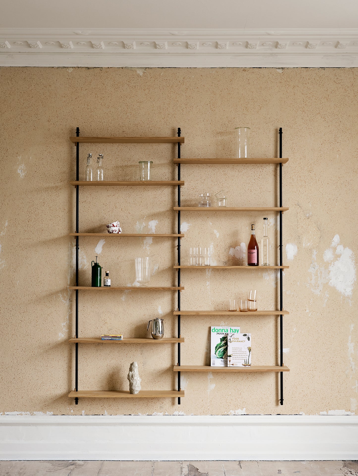 Wall Shelving System Sets (230 cm) by Moebe