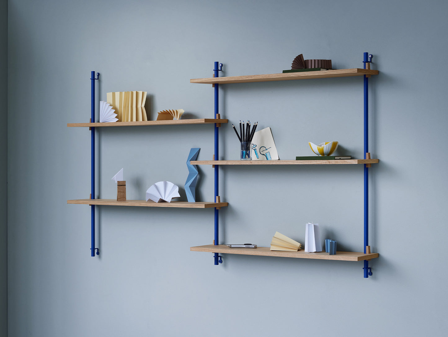 Wall Shelving System Sets (85 cm) by Moebe