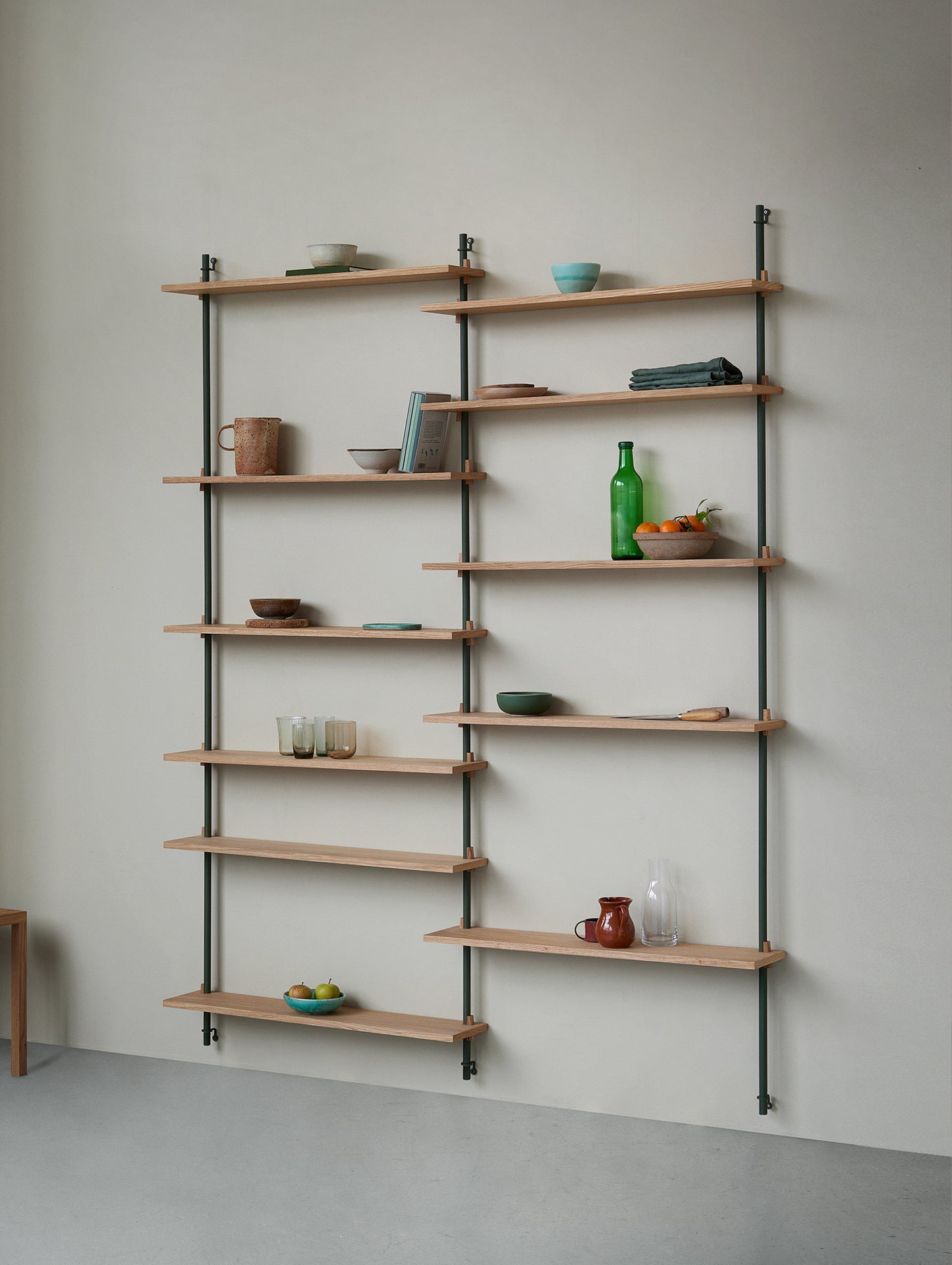 Wall Shelving System Sets (230 cm) by Moebe