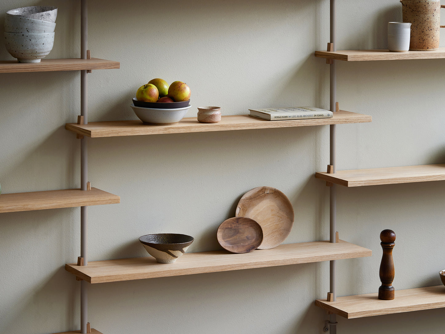 Wall Shelving System Sets (230 cm) by Moebe