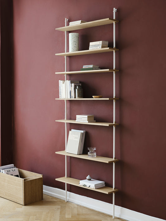 Wall Shelving System Sets (230 cm) by Moebe - WS.230.1