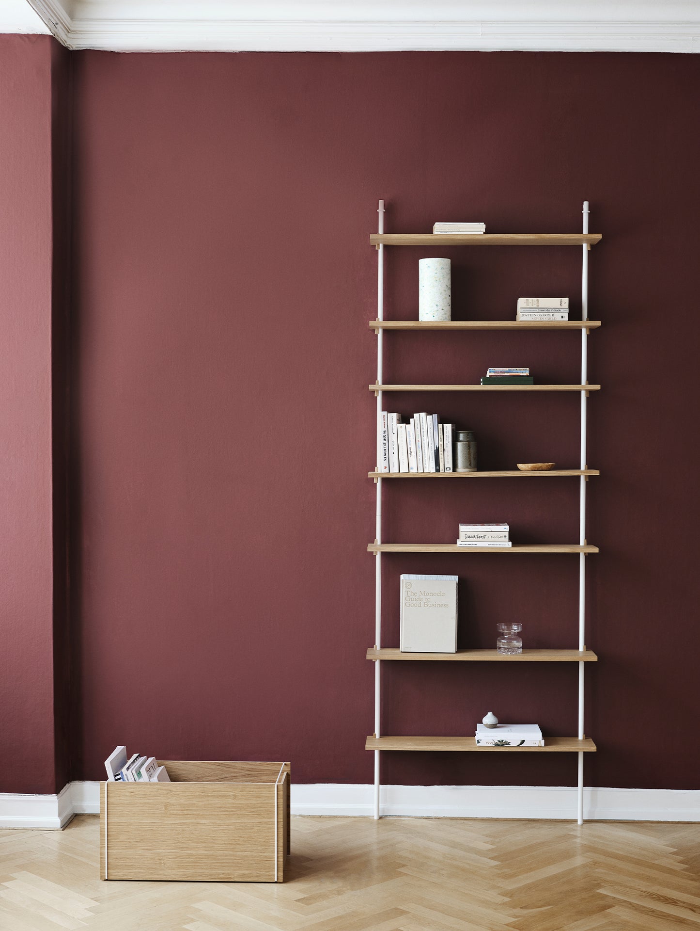 Wall Shelving System Sets (230 cm) by Moebe - WS.230.1