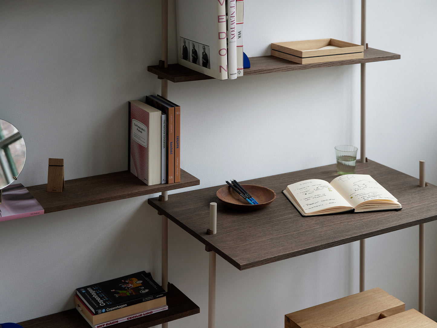 Wall Shelving System Sets (230 cm) by Moebe