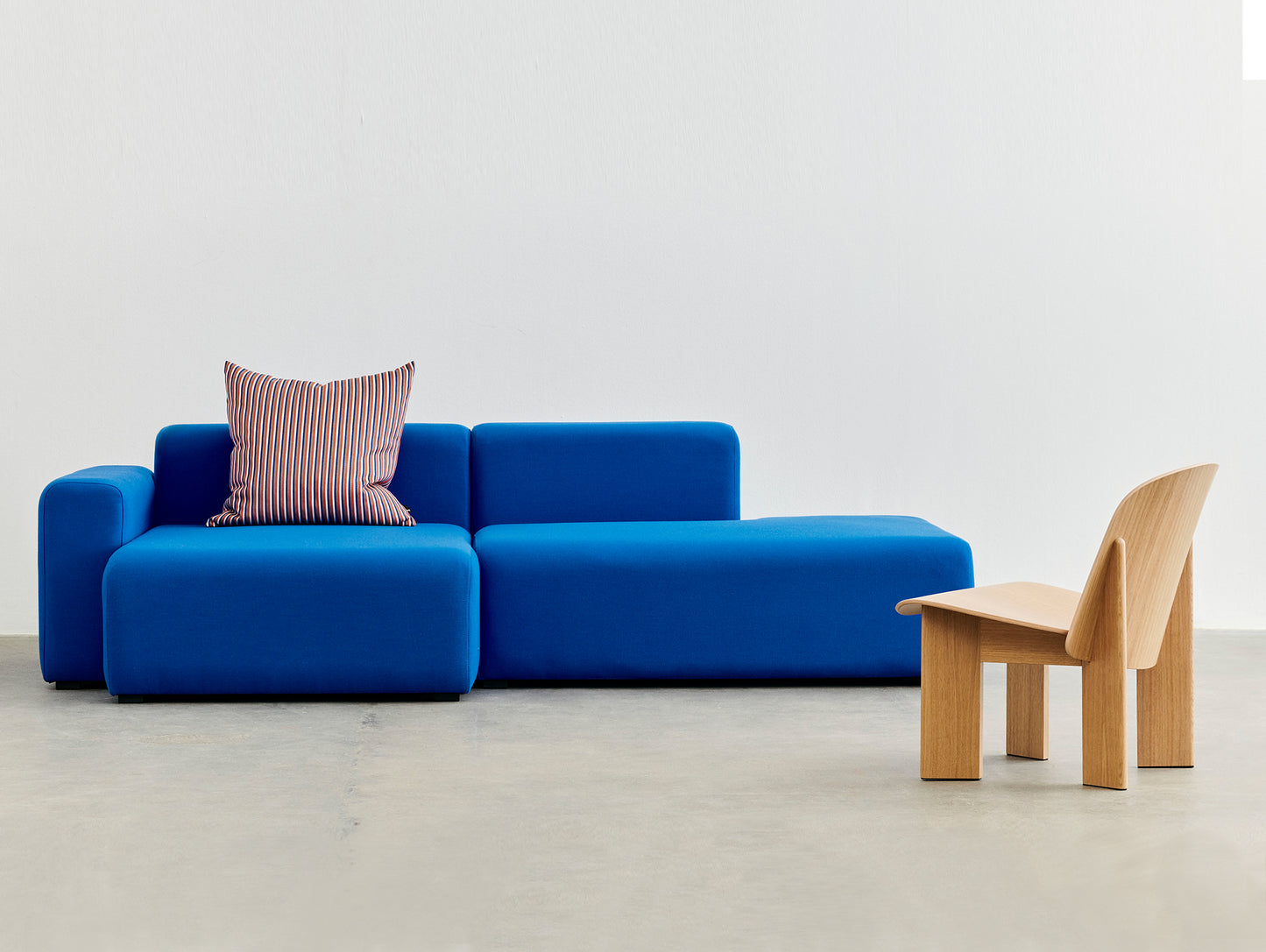 Chisel Lounge Chair by HAY - Lacquered Oak