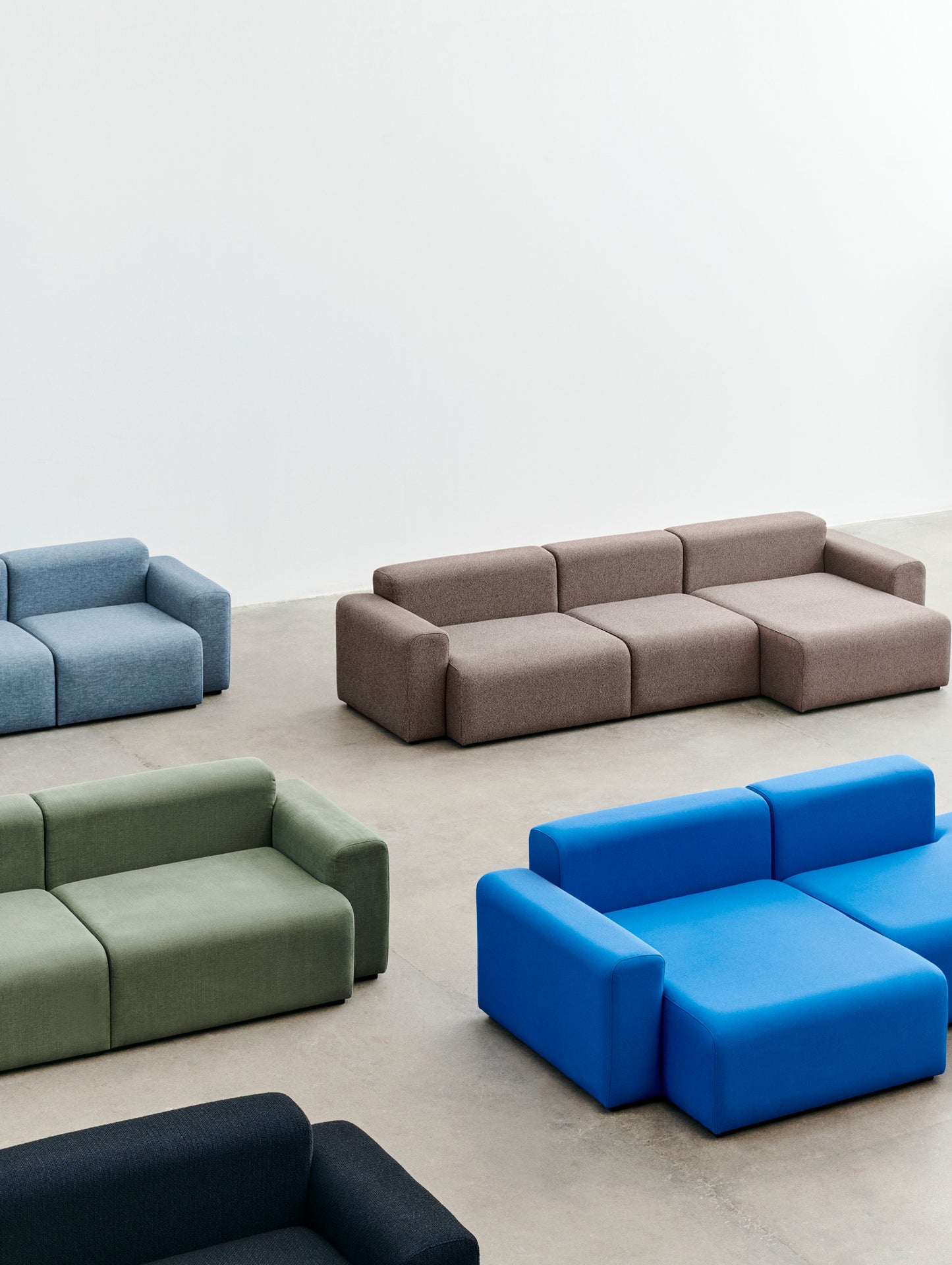Mags 3 Seater Sofa (Low Armrest) by HAY