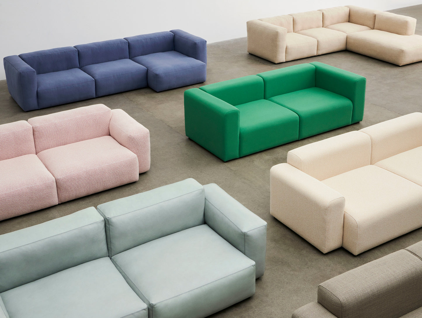 Mags Soft 2.5 Seater Sofa (Low Armrest) by HAY