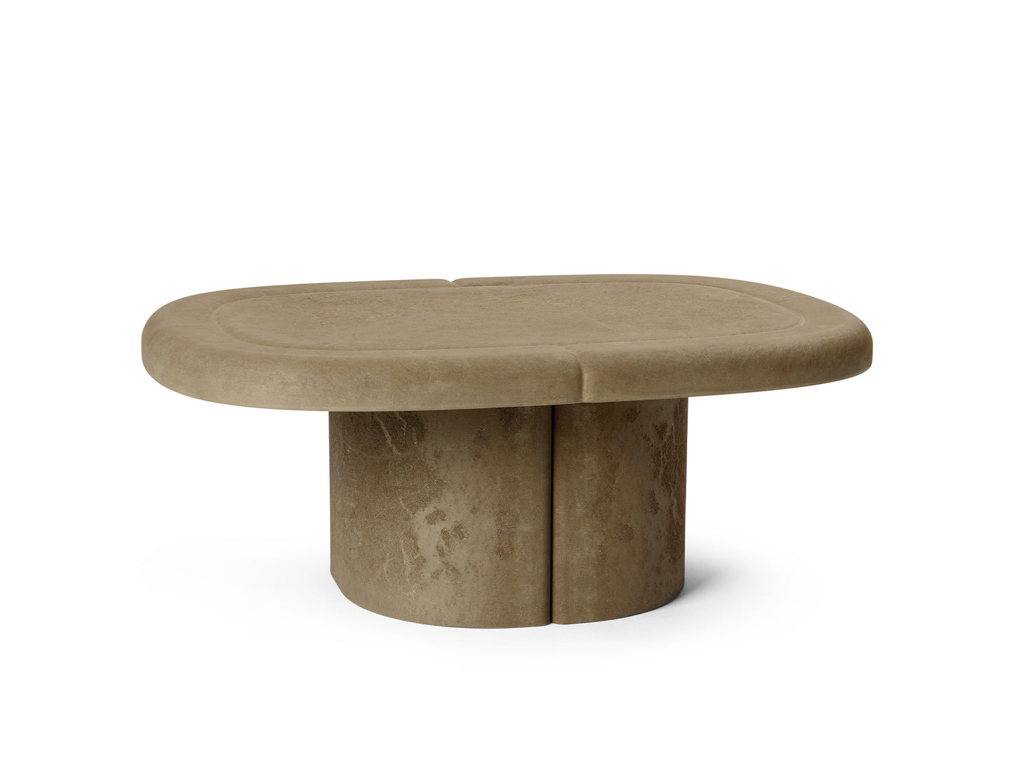 Alder Lounge Table by Mater - Oval / Earth Grey