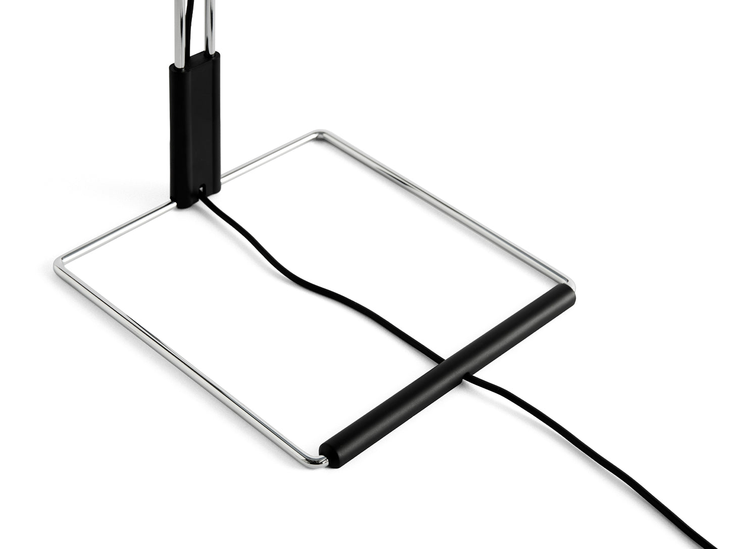 Matin Table Lamp - Mirror Plated Steel Base by HAY