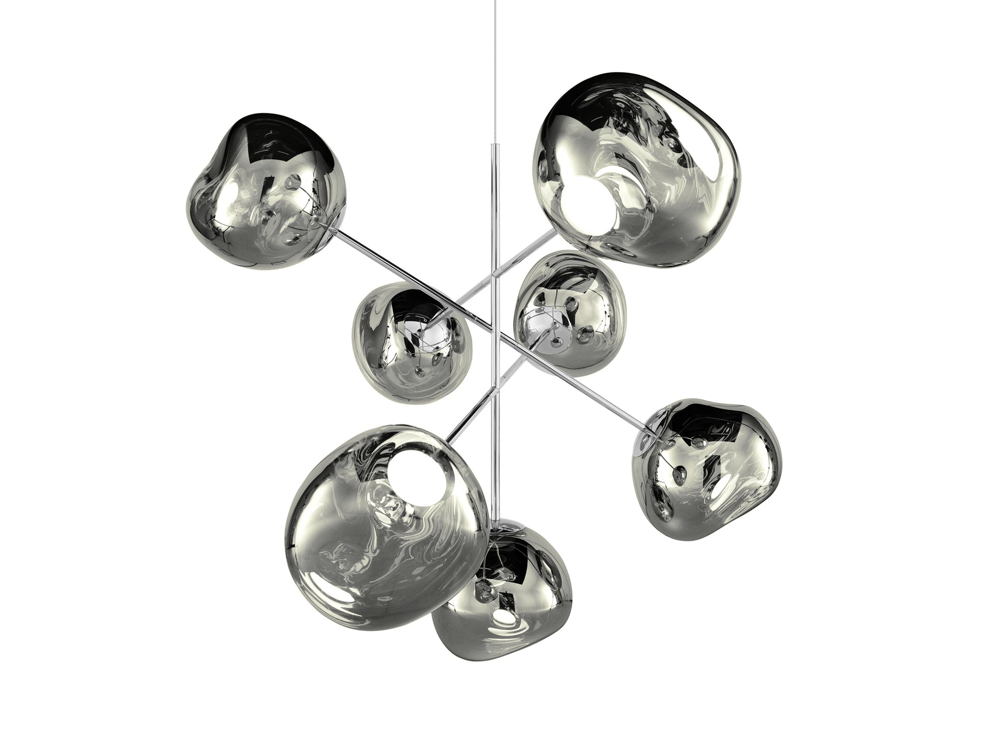 Melt LED Chandelier by Tom Dixon - Large / Chrome