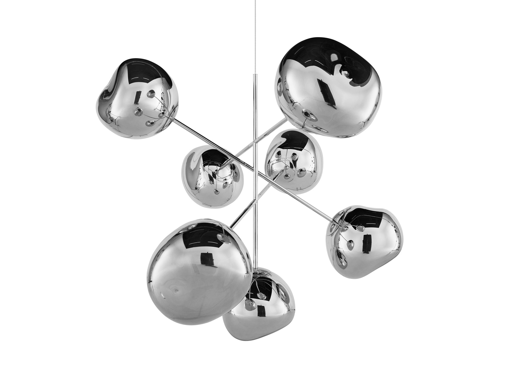 Melt LED Chandelier by Tom Dixon - Large / Chrome